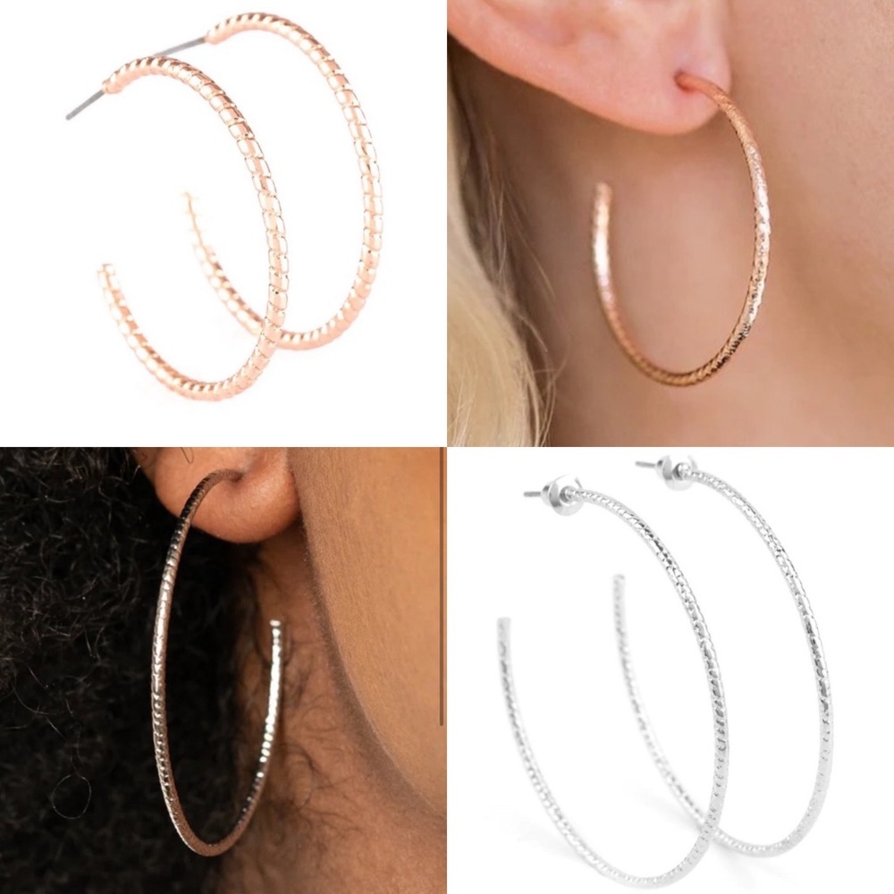 (2)Inclined To Entwine earrings + (2) more paparazzi pieces all NWT